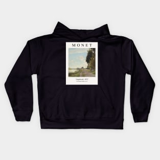 Claude Monet Argenteuil Exhibition Wall Poster Art Print Kids Hoodie